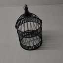 Round Birdcages Vintage Decorative Iron Bird cage Wedding Decor Flower cage Decor Props Hanging Flower Frame Bird cage decorCenterpieces Small Birds Wedding Party Indoor Ourdoor Decoration (Bronze)