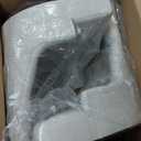 COLAMY Fabric Side Dining Chairs Set of 2, Wingback Upholstered Dining Room Chairs with Tufted Button, Living Room Chairs for Home Kitchen, Beige