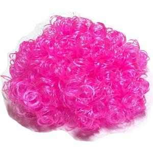 Linpeng Crafts, Curly, Making Supplies, Clown 2oz, Pink Doll Hair