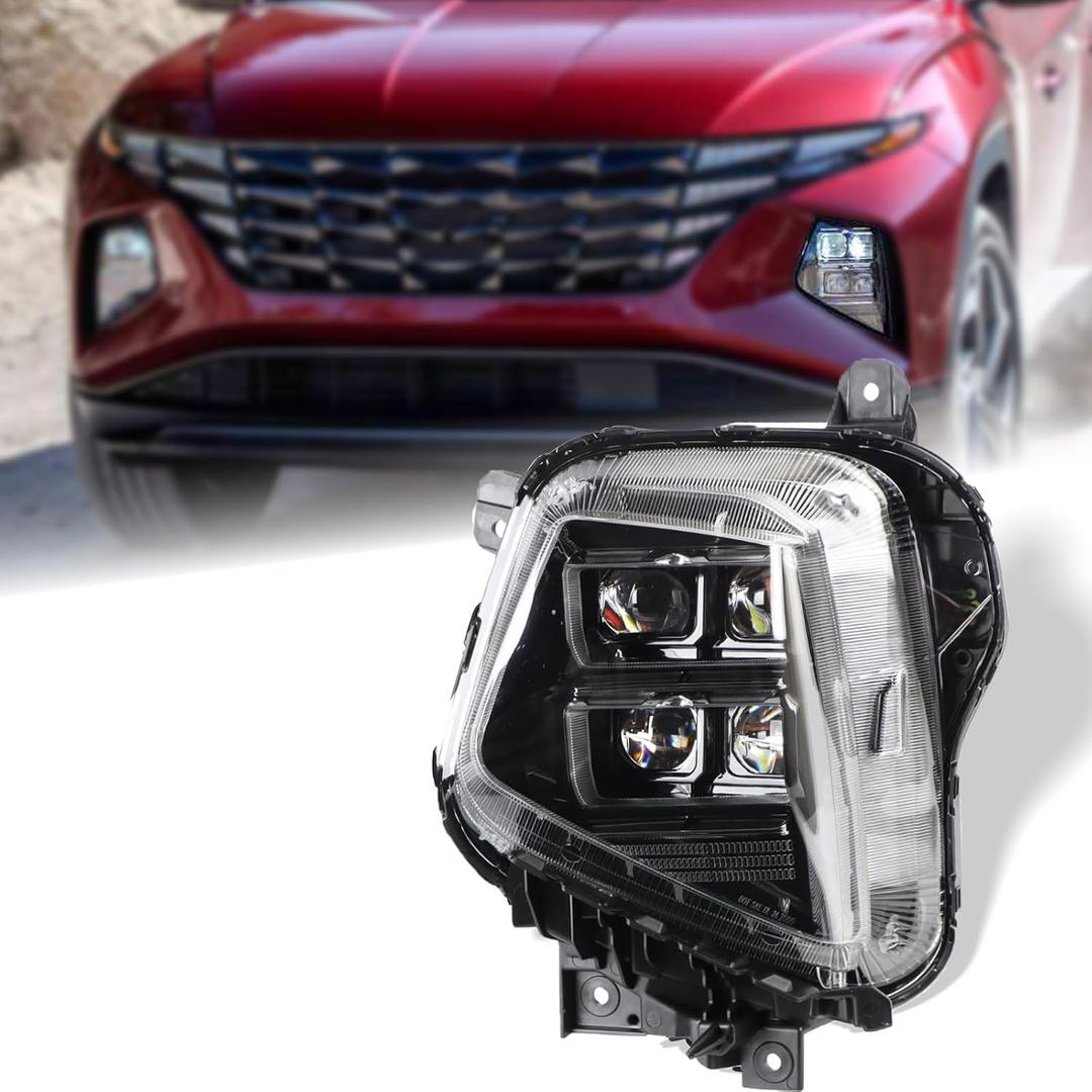 Four-LED Projector Headlight Fits 2022-2026 Hyundai Tucson Limited Models