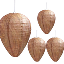 4 Pack Wasp Nest Decoy Hanging Wasp Nest Stay Away from Wasps Hornets Yellow Jackets