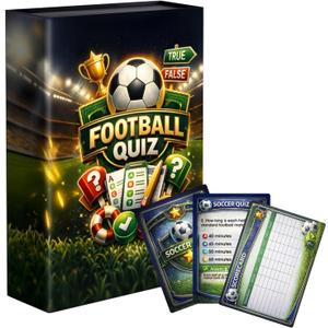 JOH World Cup 2026 Soccer Trivia Card Game - Over 200 Soccer Trivia Questions | Family Game Night | World Cup 2026 Soccer Cards Games for Kids & Adults | Soccer Gift