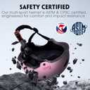 Skateboard Helmet for Adults - Adjustable Certified Safety Adults Helmet for Skateboarding Bike Bicycle Scooter Cycling Skate Skating Multisport Helmets for Women Men Boys Girls Kids Youth, Large:58-61cm / 22.8"-24"