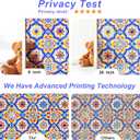 SOMWISE Rainbow Window Privacy Film,Heat Control,UV Blocking,Anti-Glare,Day & Night Privacy Protection & Decoration for Home, Bathroom,Glass Door,Static Cling,Renter-Friendly with Installation Tools