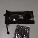 livho 2025 Trendy Oval Sunglasses - Stylish Polarized Shades for Everyday - Retro Metal Frames