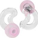 Ear Plugs for Noise Reduction Hearing Ear Protection, 33dB Reusable Earplugs for Work, Deep Focus, Travel and Noise Sensitivity,10 Ear Tips in XS/S/M/L/Double Layer