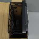 Moforoco Shower Caddy Shelf Organizer Rack, Self Adhesive Black Bathroom Shelves Basket, Home Farmhouse Wall Inside Organization and Storage Decor Rv Accessories, First Camper Apartment Essentials (Large)