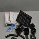 Replacement 8" Rain Shower Faucet Tub Trim Kit for Delta 13/14 Series, High Pressure Square Rain Shower Head& Handle Set (Valve& Catridge Not Inclued) (Without Tub Spout, Matte Black)