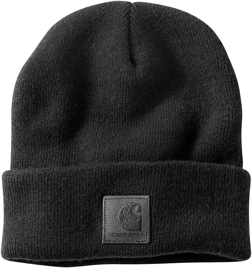 Carhartt Men's Tonal Patch Beanie (Black)