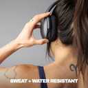 Skullcandy Crusher 540 Active Wireless Bluetooth Headphones with Multi-Sensory Bass, Noise Isolating Over-Ear Fit, Sweat and Water Resistant, 40 Hours Battery, Microphone for iPhone Android - Coal