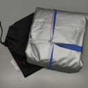 SUV Car Cover Waterproof All Weather for Automobiles, Outdoor Full Car Cover Snowproof Windproof UV Protection, Universal Fit for SUV. (Fit SUV Length 191-201 inch, Silver)