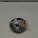 Giluta 5" Standard Light Canopy Kit with Maximum Fixture Weight of 40 Pounds Metal Ceiling Plate for Chandelier Pendant Lighting Flower Basket or DIY Projects, Black