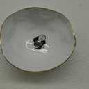 Pampa Bay Moonlight Tarnish Free Medium Porcelain Serving Bowl with Gold Titanium