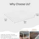 Large Acrylic Cutting Board with Counter Lip, 30x20inch Clear Cutting Boards for Countertop2PCS, Countertop Protector And 16 * 20 Inch Dish Drying Mat5mm Non-Slip Cutting Board for Kitchen Counter