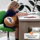 Weighted Stuffed Animal for Anxiety | Calming & Comforting 5 Lbs | Weighted Plush Animal Sloth | Anxiety Stuffed Animals for Adults & Kids | Carrying Bag Included | Machine Washable Weighted Plushie