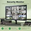 SKitphrati 20 Inch PC Monitor 1600x900 Screen Display with HDMI VGA BNC AV Ports, VESA Mounting, LED Monitor for PC, Laptop and Computer, Built-in Speaker