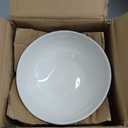 LERATIO Ceramic Dinnerware Sets for 4,Porcelain Plates and Bowls Sets with Wavy Edge,Microwave & Dishwasher & Oven Safe,Light Weight & Scratch Resistant Dishes Sets-Service for 4 (12pcs)-White (Modern-Peal White)