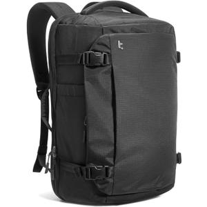 tomtoc Travel Backpack 28L, TSA Friendly Flight Approved Carry-on Luggage, Personal Item Travel Bag, Water-resistant Lightweight Business Rucksack, Durable Bag Fits 16 Inch Laptop