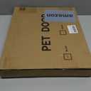 Dog Gate Indoor,18"-45" Adjustable Extra Wide Metal Short Dog Gate to Step Over, 14" Tall Small Pet Gate with 3 Extension Kits, Pressure Mounted for Doorways & Stairs Black