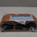 Car Seat Gap Filler Organizer with Cup Holder, Leather Multifunctional Vehicle Front Seat Crevice Storage Box Bag, Automotive Console Side Bucket Pocket, Universal Fit (Brown)