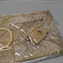 DIWNELEM 2 Pack Burlap Gift Bags with Window - Jute Wine Bags for Wedding, Parties, Birthdays, Christmas & Holidays