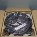 Designers Fountain Flush Mount Ceiling Light, 2-Pack, 13 Inch Frosted Glass Lighting Fixture for Kitchen, Bedroom, Bathroom, and Hallway, LED Bulbs Not Included, Matte Black