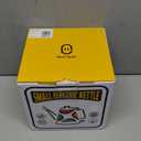 Hazel Quinn Electric Kettle - 1L/34oz Small Tea Kettle, 800W Fast Boil, All 304 Stainless Steel Interior, Double Wall for Cool Touch and Thermal, Auto Shut-Off, BPA-Free, Cordless - Pearl White