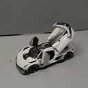 Toy Cars Model Jesko 1/24 White Alloy Collectibles Die-cast Vehicles with Sound and Light