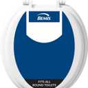 Bemis 400TTA Economy Durable Wood Toilet Seat, Made in USA, Round, White