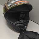 Full Face Motorcycle Helmets for Men Women, DOT Approved, Matte Black, M