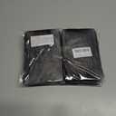 2 x Teenitor 20pcs Bald Cap Set - Breathable, Invisible Stocking Wig Cap for Lace Front, Sheer Caps, Black (Black)