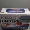 Tear-Resistant Disposable Bed Pads 30" x 36" 100 Count Absorbent Underpads, Chux Thicker Extra Large Incontinence Bed Pads, Pee Pads for Adults, Kids, Elderly, Pets