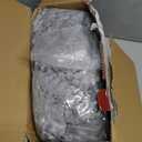 Homemate Heated Blanket Electric Throw - 50"x60" Heating Blanket Throw 1/2/4/6/8 Hours Auto-Off 10 Heat Levels Over-Heat Protection Soft Flannel Sherpa Heater ETL Certification (Light Grey (Striped))