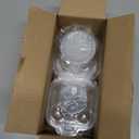 25 Pack Individual Cupcake Containers Plastic Cupcake Boxes Cupcake Holders Stackable Deep Dome Cupcake Carrier