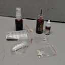 Pickmesh 8 Pcs Halloween Vampire Fangs and Fake Blood Makeup Kit 4 Pairs Vampire Fangs Teeth Adhesives Beads Fake Blood Costume Accessory for Adult Realistic Halloween Props SFX Cosplay Dress Up