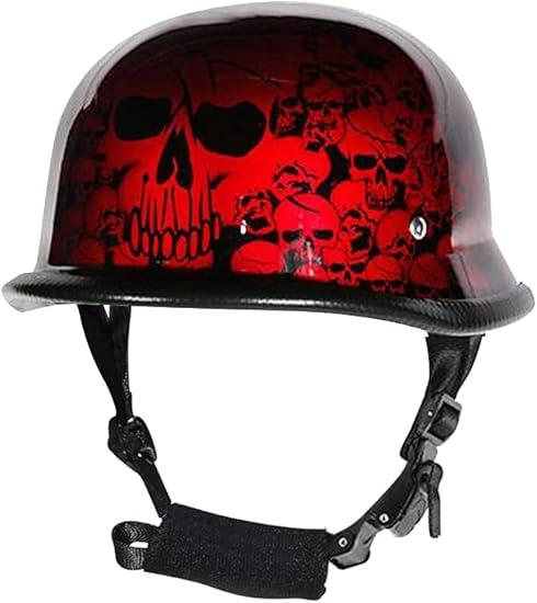 Colorful Baseball German Novelty Cap Skull Graveyard Novelty Skull Headgear (Small, Red) Colorful Baseball German Novelty Cap Skull Graveyard Novelty Skull Headgear (Small, Red)