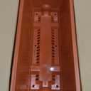 Window Box Planter, 7 Pack Plastic Vegetable Flower Planters Boxes 17 Inches Rectangular Flower Pots with Saucers for Indoor Outdoor Garden, Patio, Home Decor (Red)