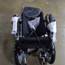 VEVOR Motorized Wheelchair for Adults and Elderly, Supports up to 265 lbs, 17.5-inch Seat, Compact Folding Design for Easy Travel, Up to 12.5 Miles Coverage, Terrain Versatile, with Adjustable Back