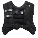 ZELUS Weighted Vest, Weight Vest with Reflective Stripe for Workout, Strength Training, Running, Fitness, Muscle Building, Weight Loss, Weightlifting