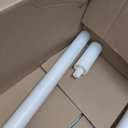 Room Divider Curtain Rod,51-86 inch,Adjustable Shower Curtain Rods,No Need Drilling,Closet Telescopic Poles,Expandable Balcony Tension Pole,White