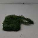 50 Feet Green Tinsel Artificial Pine Decorative Greenery Tinsel Stems Non-Lit Soft Twist Garland 12 Inch x 2Inch for Holiday Season Outdoor Indoor Party Decorations