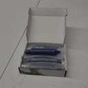 Blue Short Taper Candles 6 inch Candle Sticks Unscented Dinner Candle Dripless for Home Decor,Set of 4