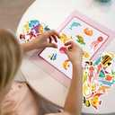 55 Pcs Colorful Fishs Sea Animals Stickers Glow in The Dark, Vinyl Sea Animals Water Bottle Sticker Pack for Teens, Waterproof Skateboard Laptop Decals for Adults Students Kids Girls Boys (Luminescent-056ksxx)