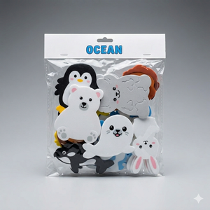 Seal, Igloo, Polar Bear, Owl, Penguin, Bunny, Riandeer, and other animals!, Craft kit, Kids