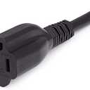 Amazon Basics Extension Cord, 25 Ft, 3 Prong Outlet Extender, Indoor Extension Cord, 13 Amps, 125V, Black