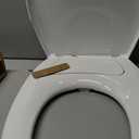Bidet Seat for Elongated Toilet Seat Non-Electric Soft Close with Quick Release Hinges for Easy Clean Dual Nozzle Front and Rear Wash(PG303A-HPN-AZ)