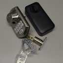 TEEHO TE002 Fingerprint Door Lock - Keyless Entry Electronic Keypad Deadbolt with 2 Backup Keys - Auto Lock - Easy Installation - Smart Locks for Front Door - Satin Nickel