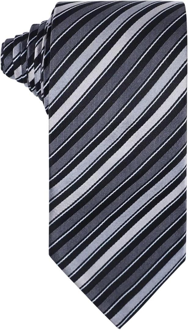 MANSPHIL 100% Silk Men's Ties, 3.15" Wide Neckties, Classic Plaid Striped Pattern, for Suit Business Wedding