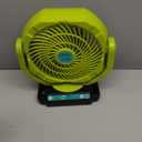 Cordless Oscillating Fan Compatible with Ryobi 18V ONE+ Battery, High Velocity Job Site Fan with 3-Stage Timer, Portable Air Circulation for Workshop, Garage, Camping (Battery Not Included)