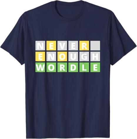 Word Game Gift T-Shirt, Size L